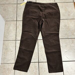 NEW 16W Brown Corduroy Pants